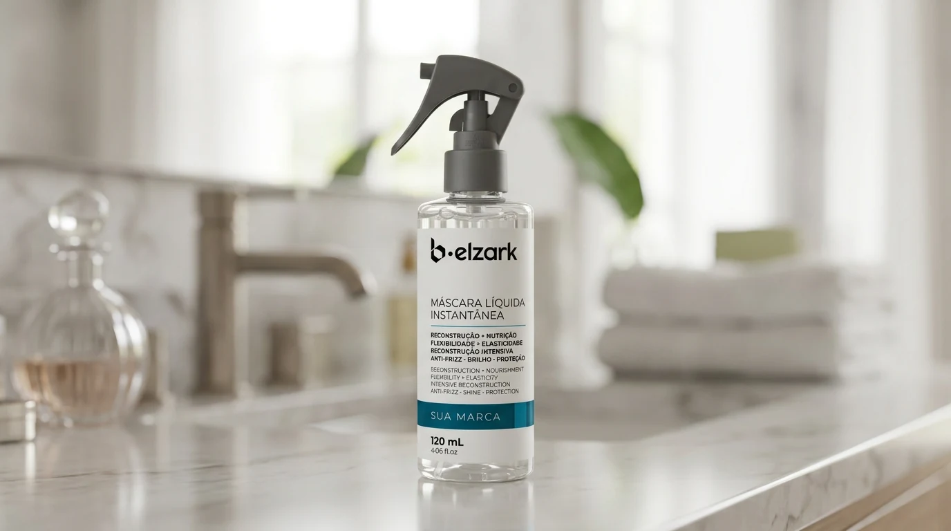 Belzark Instant Liquid Mask in a spray bottle