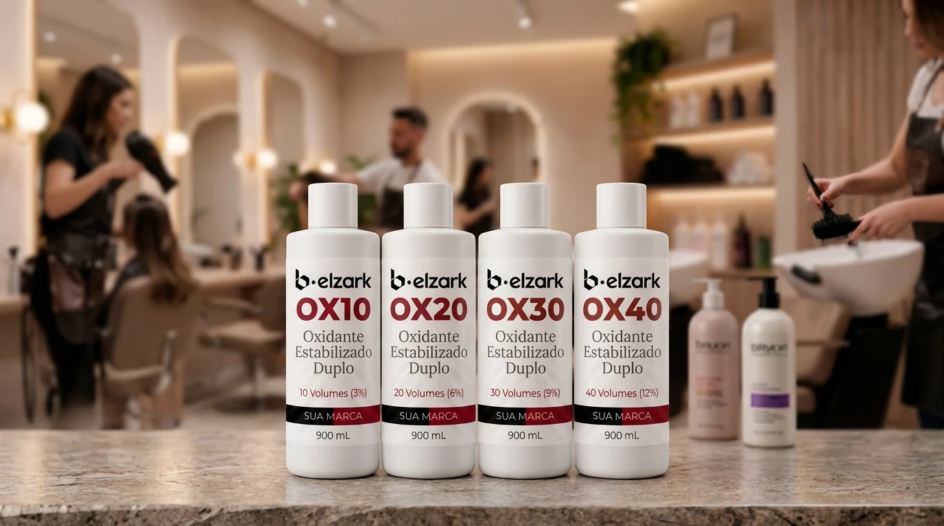 Belzark stabilized cream developer line in four volume strengths