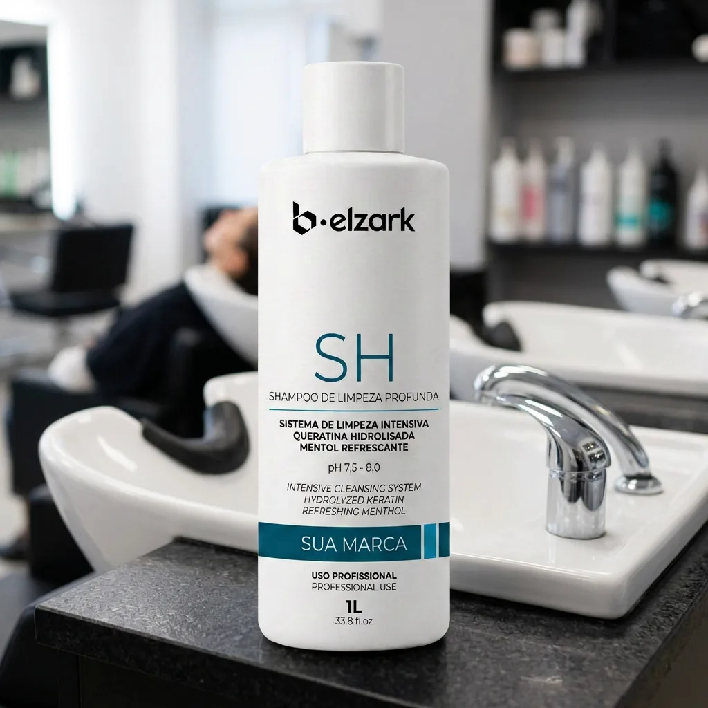 Technical deep cleansing shampoo, alkaline pH